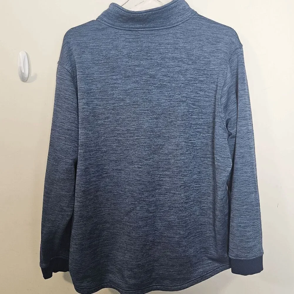 Under Armour Coldgear Fleece Academy Half Zip Jacket 1320745 Men's Blue Size XL